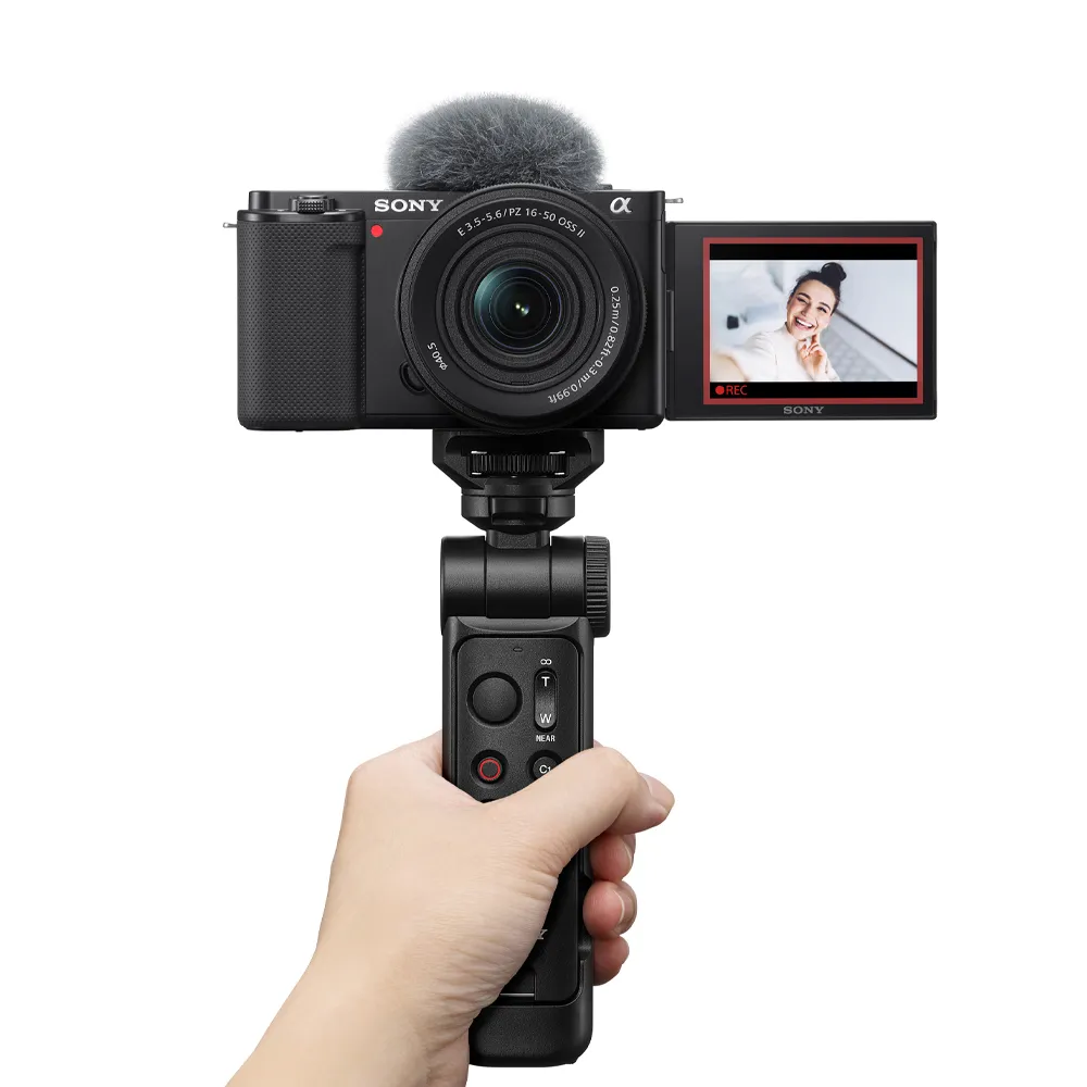 【SONY 索尼】ZV-E10K Vlog相機 GP-VPT3手持握把組(公司貨 保固18+6個月)