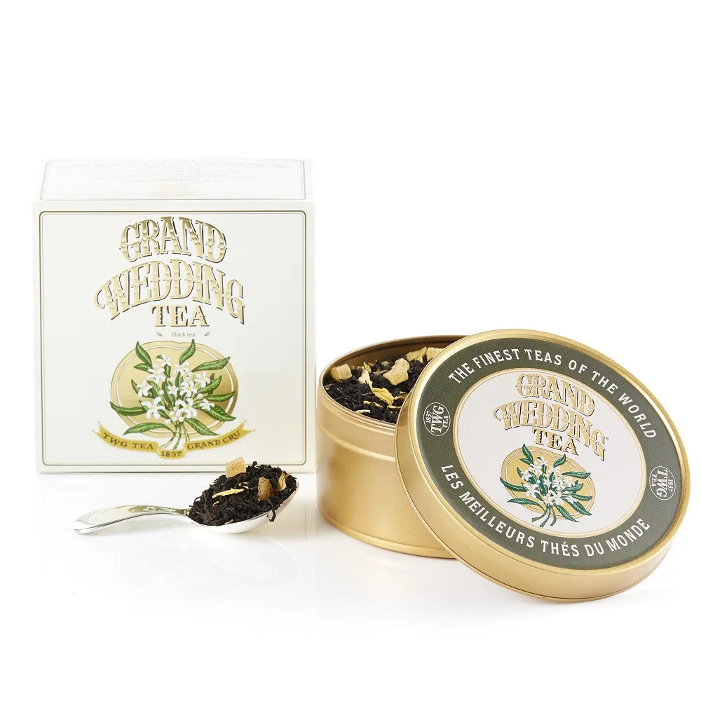 【TWG Tea】魚子醬錫罐茗茶 皇家婚禮茶 100g/罐(Grand Wedding Tea;紅茶)