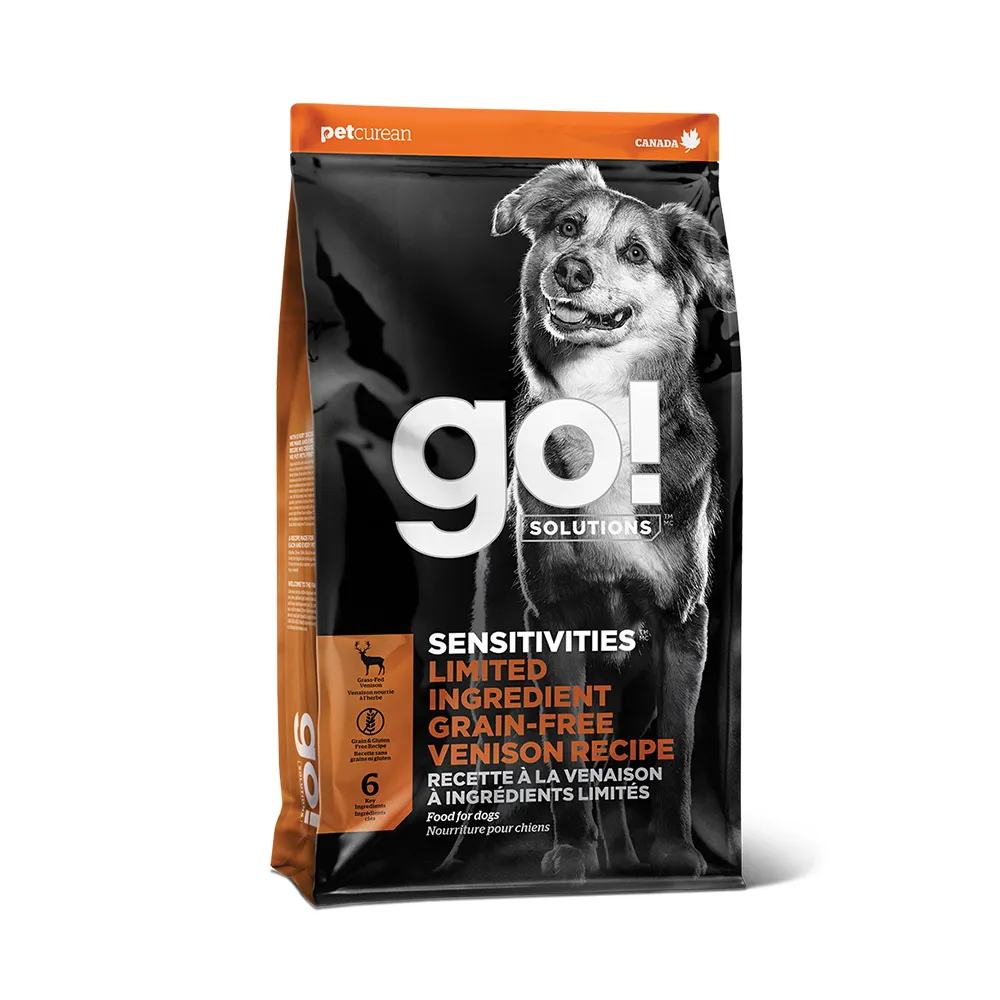 【Go!】低致敏鹿肉 3.5磅 狗狗低致敏系列 單一肉無穀天然糧(狗糧 狗飼料 關節保健 寵物食品)