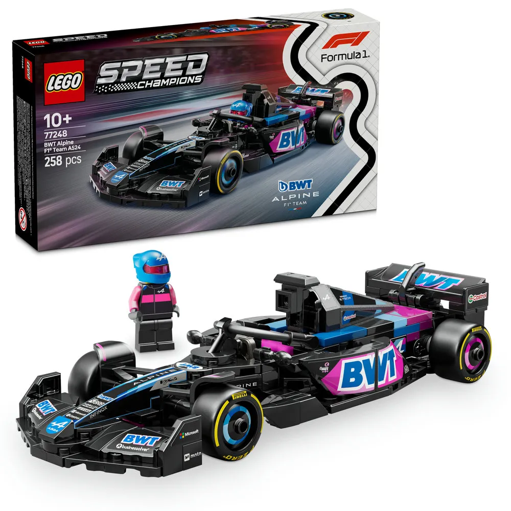 【LEGO 樂高】極速賽車系列 77248 BWT Alpine F1 Team A524 賽車(一級方程式 阿爾卑F1車隊 跑車模型)