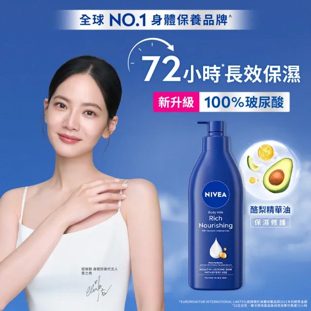 【NIVEA 妮維雅】密集修護乳液400mlx3入(深層修護乳液/保濕身體乳/國民乳液)