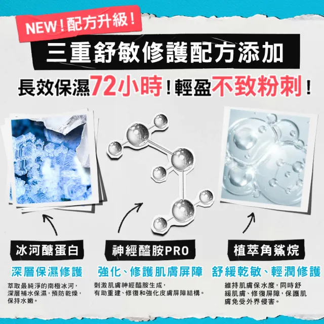 【Kiehl’s 契爾氏】官方直營 冰河醣蛋白舒敏修護保濕霜 50ml(Kiehl’s)