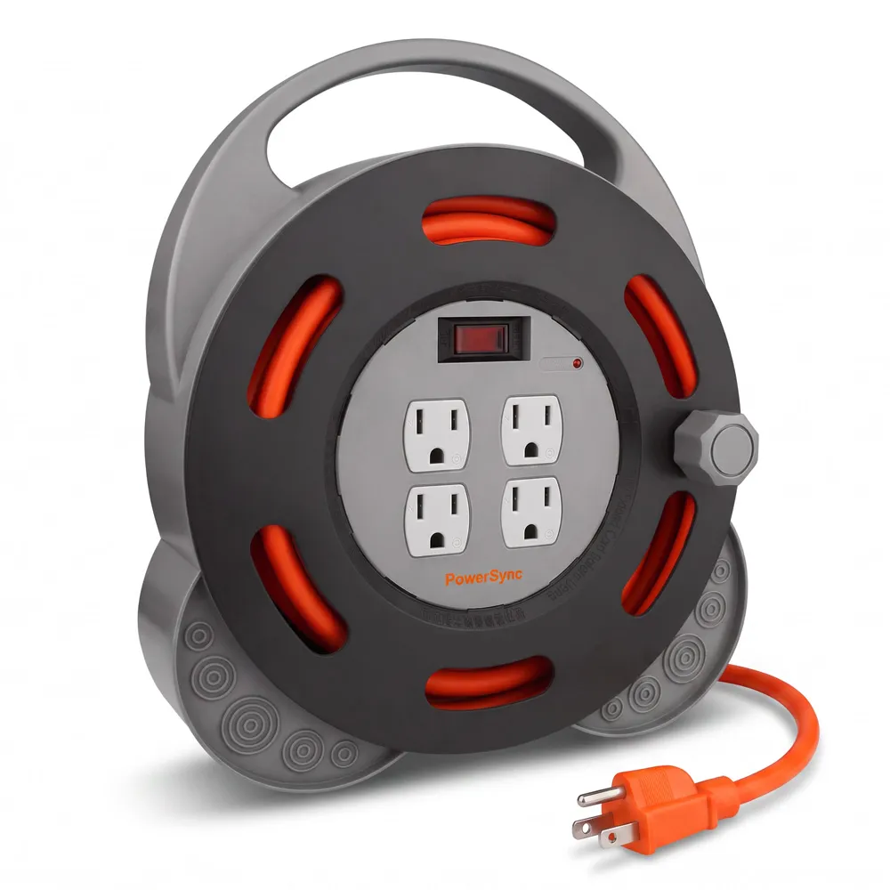 【PowerSync 群加】1開4插3P 工業用輪座延長線/動力線/10m(TX4AF310)