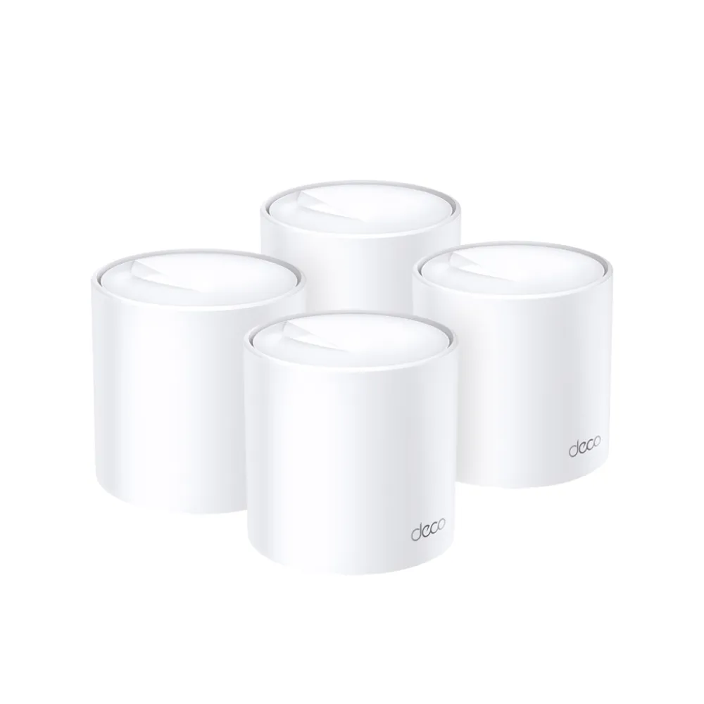 【TP-Link】Wi-Fi 6 AX1800 雙頻 真Mesh 無線路由器 分享器(AI智慧漫遊/透天厝/Deco X20 四入組)