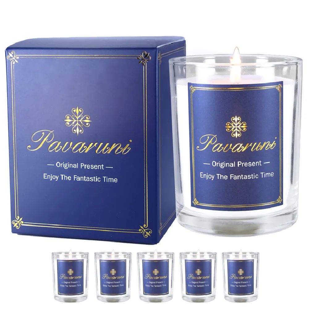 【Pavaruni】美國香氛蠟燭20種香味450g(大豆蠟燭禮盒/天然植物精油/花香/木質香/果香)