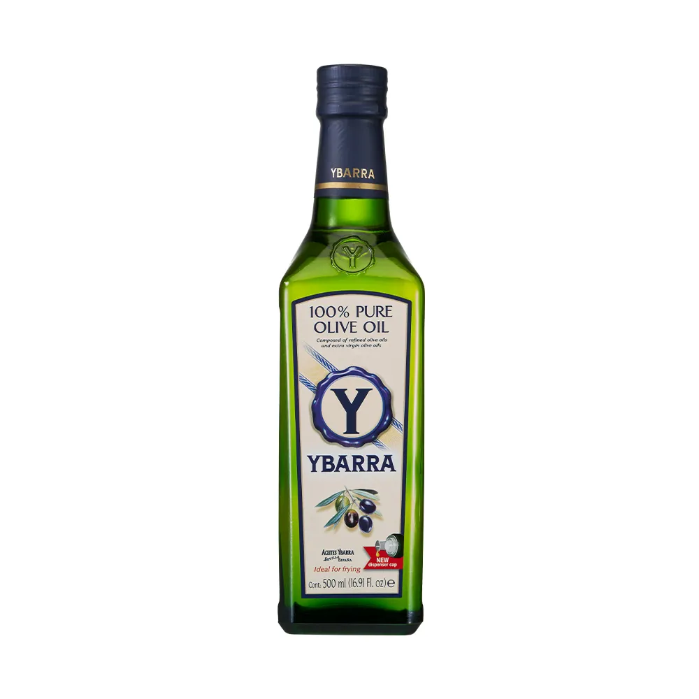 【YBARRA】西班牙 純橄欖油 Pure Olive Oil(500mlx1瓶/玻璃瓶裝/雙10限定)