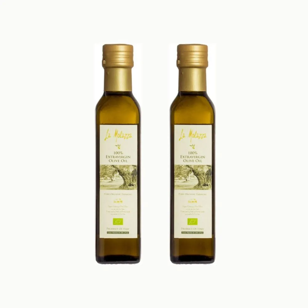 【德風健康館】義大利穆樂橄欖油250ml*2瓶共500ml (特級冷壓初榨橄欖油 EVOO橄欖油)
