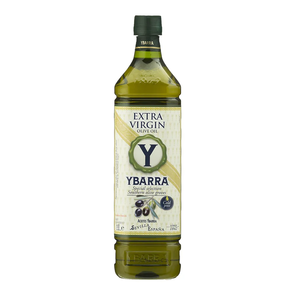 【YBARRA】益百萊 100%特級冷壓初榨橄欖油1000ml (西班牙原裝/PET食品級裝/雙10限定)