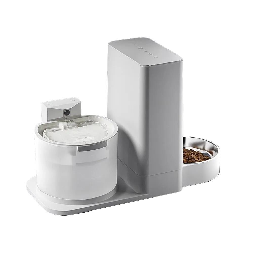 【IPSKY】二合一寵物餵食飲水器(貓咪喝水器/餵水器/自動餵食器/寵物飲水機)