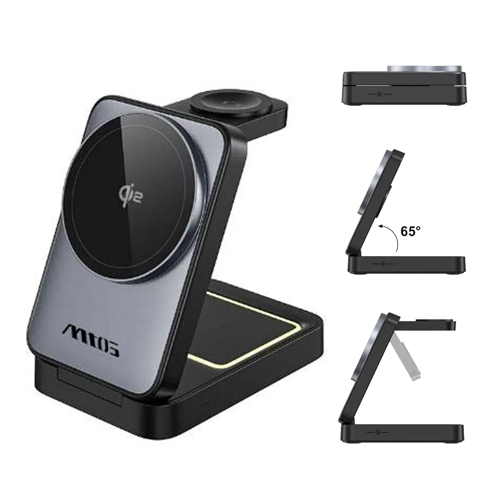 【MTO】MTOS Qi2三合一磁吸無線充電器 MS-31