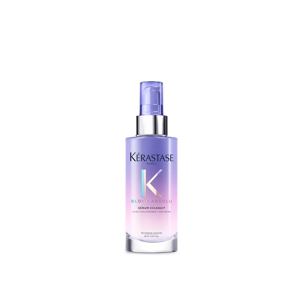 【KERASTASE 巴黎卡詩】靜夜賦活精華90ml(去黃/矯色/染後/染髮推薦/卡詩小紫瓶)