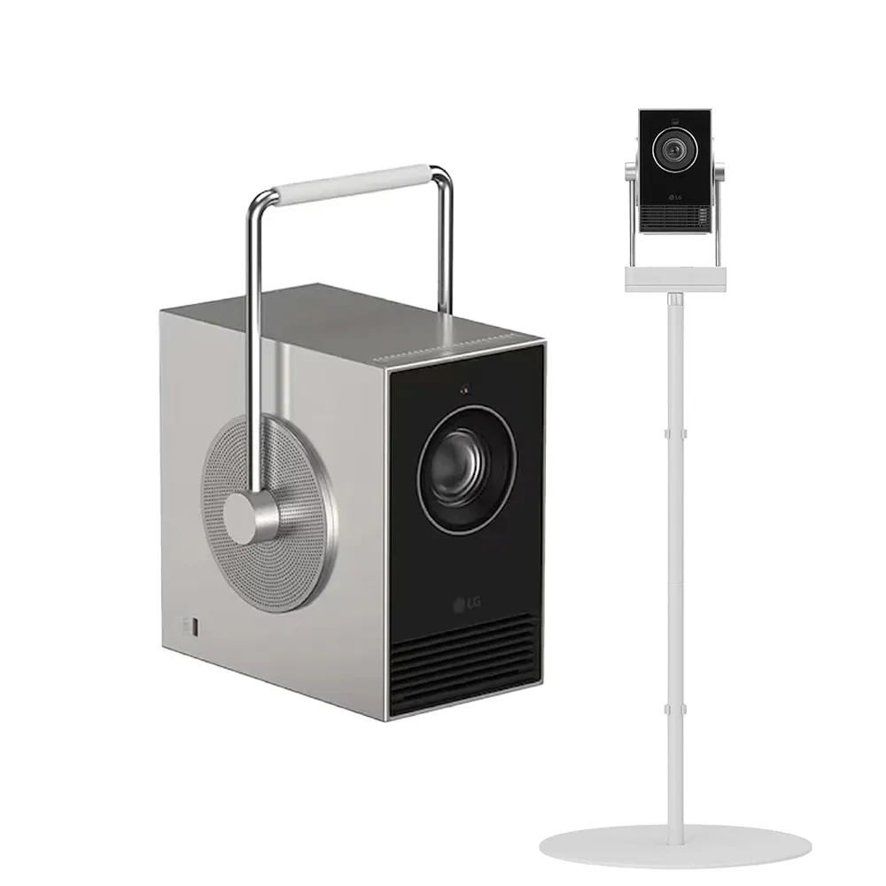 【LG 樂金】CineBeam Q 小銀河 Plus 雷射4K微型投影機支架組(PU600U)