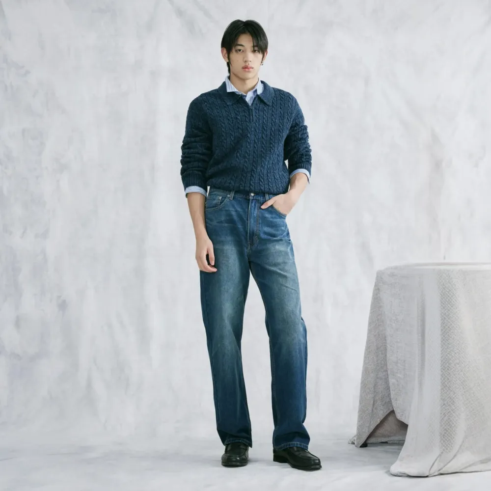 【LEVIS】565™ 中腰寬鬆直筒牛仔褲 男生牛仔褲 熱賣單品 A7221-0130