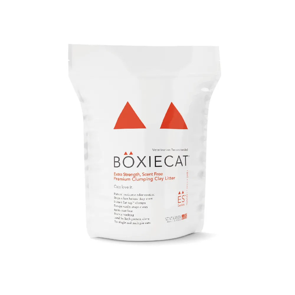 【BOXIECAT 博識貓】強效黏土凝結貓砂16LB(強效益生菌 加強氣味控制版 貓砂 天然黏土 礦砂)