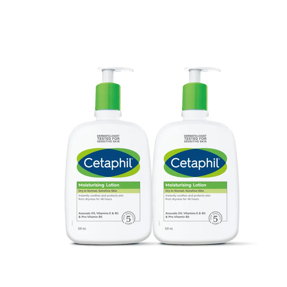 【Cetaphil】長效潤膚乳 591mlx2入 (溫和乳液/台灣公司貨)