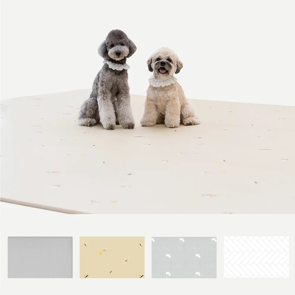 【MH家居PET】韓國寵物遊戲墊2入組 140x200cm(寵物止滑墊/寵物地墊/韓國捲墊)