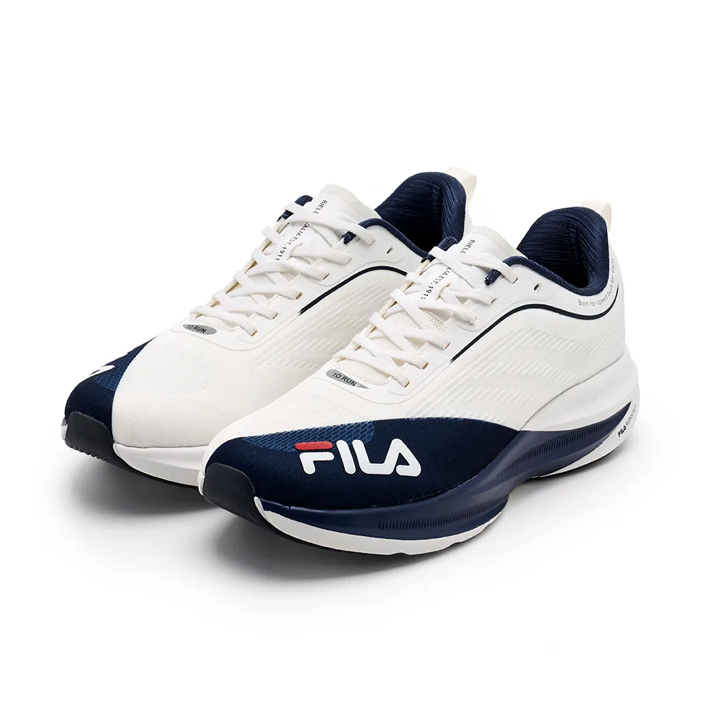 【FILA】Neo Propulsion 男慢跑鞋-白/丈青 (1-J909A-131)