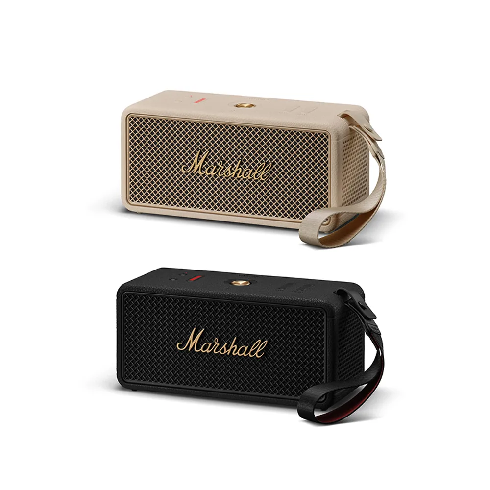 【Marshall】Middleton II 攜帶式藍牙喇叭 第二代(古銅黑 奶油白)