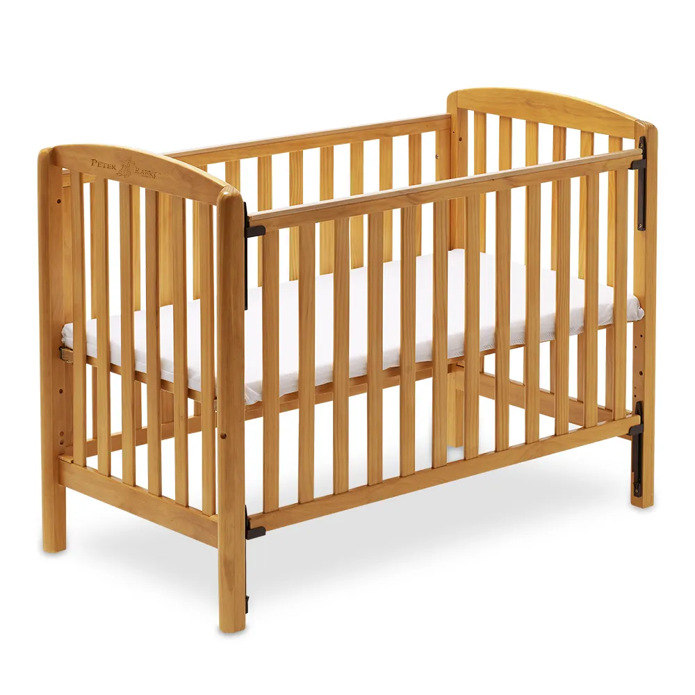 【奇哥】比得兔原木大床 (附直立纖維棉床墊120x65x5cm 嬰兒床 嬰兒床墊)