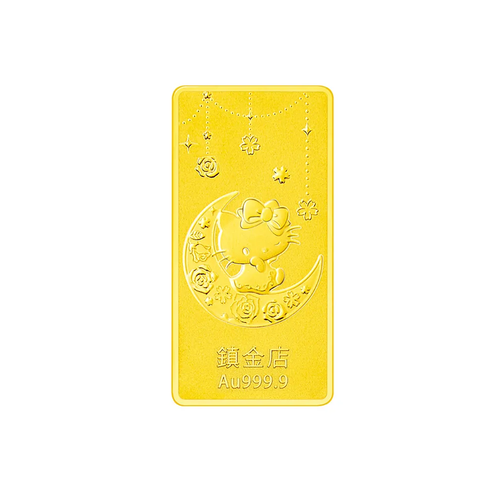 【Just Gold 鎮金店】金燦甜夢 黃金金條 10g-任選