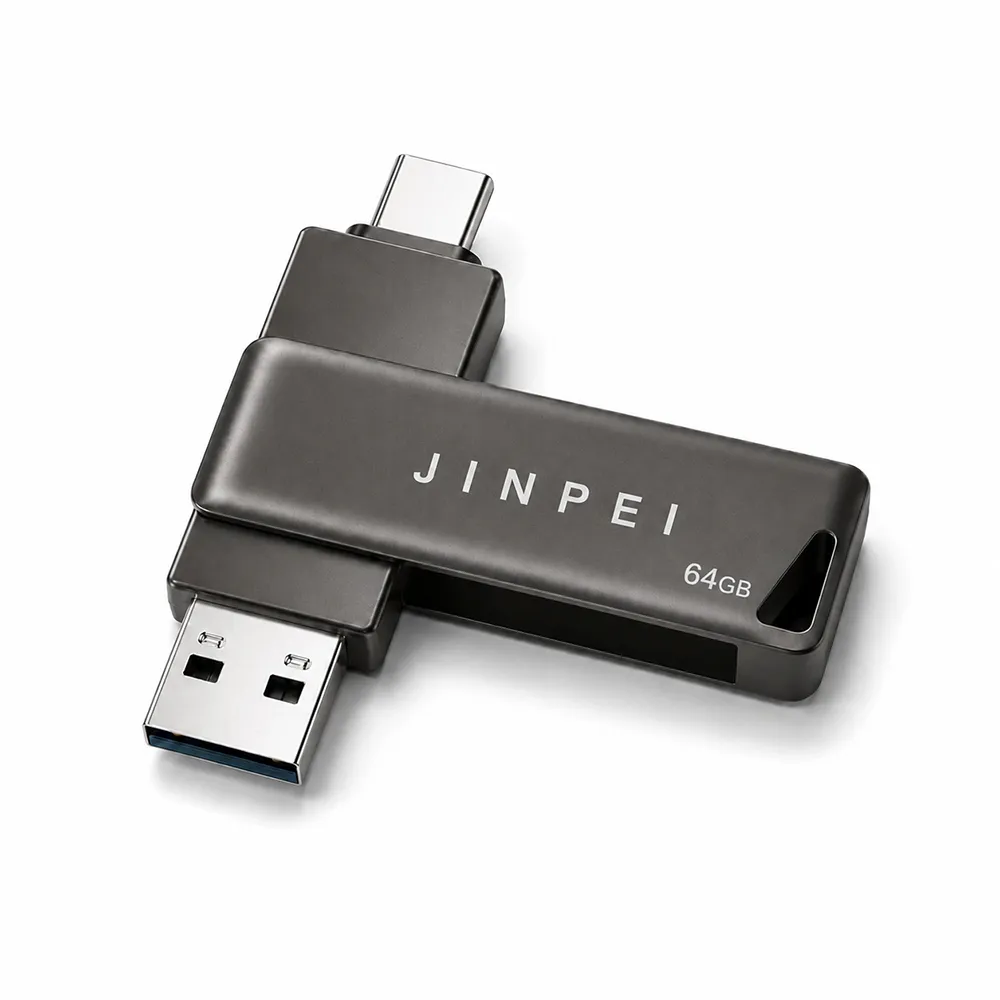【JINPEI 錦沛】64GB USB3.2 Type-C雙介面隨身碟