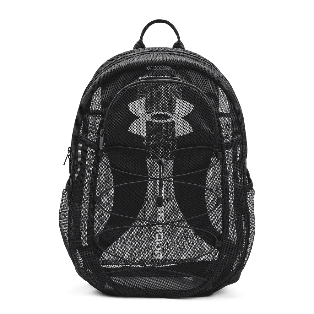 【UNDER ARMOUR】UA 男女同款 Hustle Mesh 後背包_1372288-001(黑)