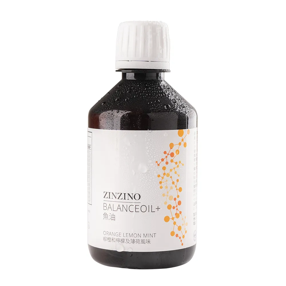 ZINZINO BALANCEOIL+ 魚油-柳橙和檸檬及薄荷風味(300ml)