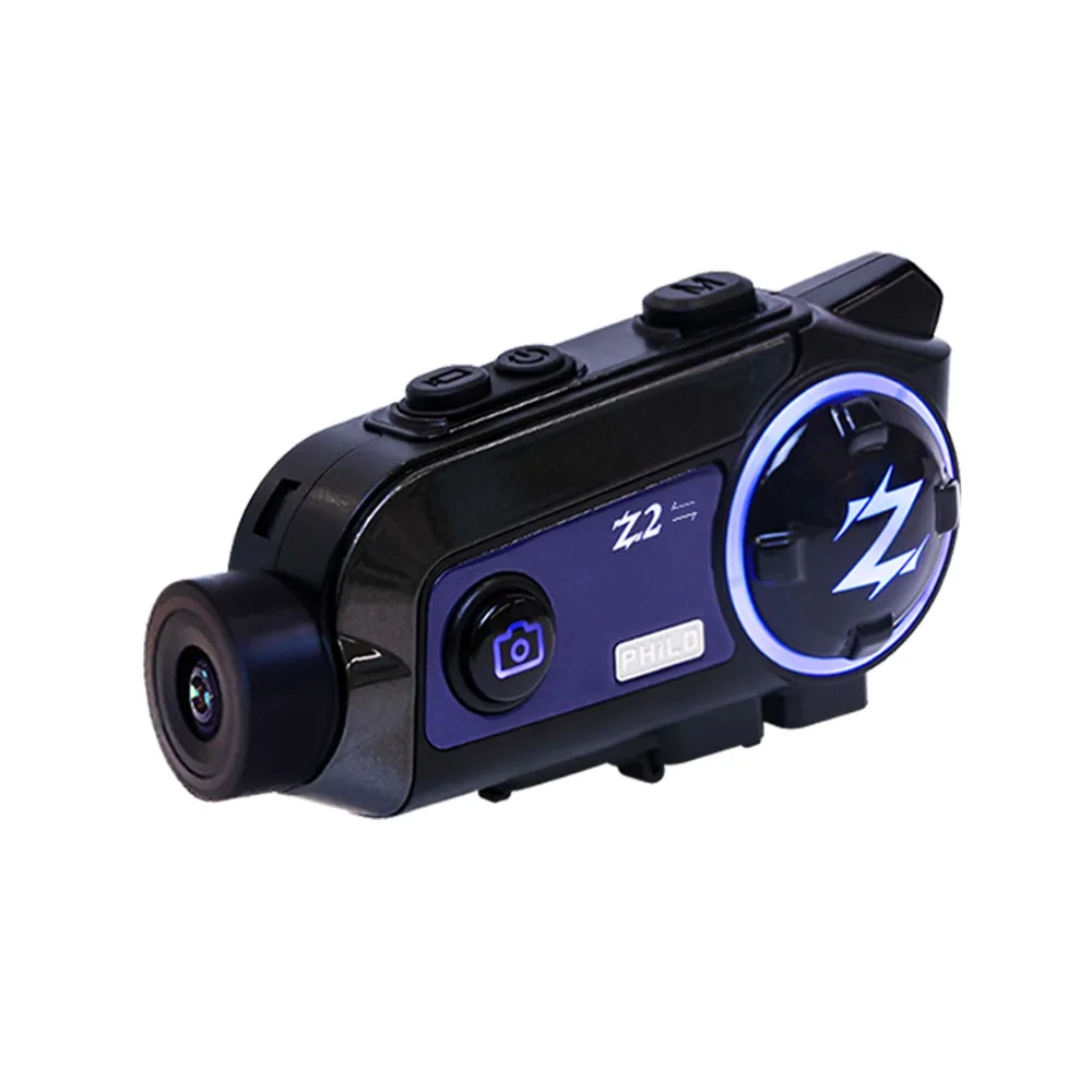 【Philo 飛樂】Z2 贈64G 安全帽耳機 行車紀錄器 機車 SONY高清廣角鏡頭(降躁/廣角/機車藍芽耳機)