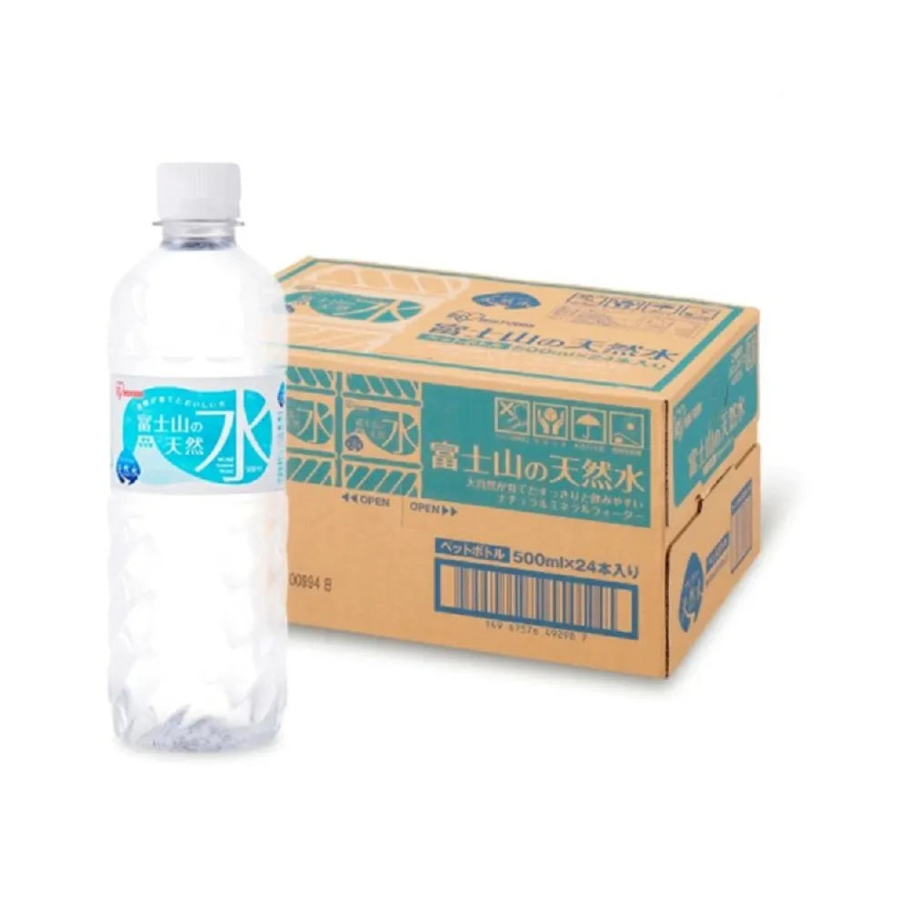【IRIS】日本直送富士山礦泉水500mlx2箱(共48入 官方直營 日本原裝進口 天然水 防災 軟水 山泉水)