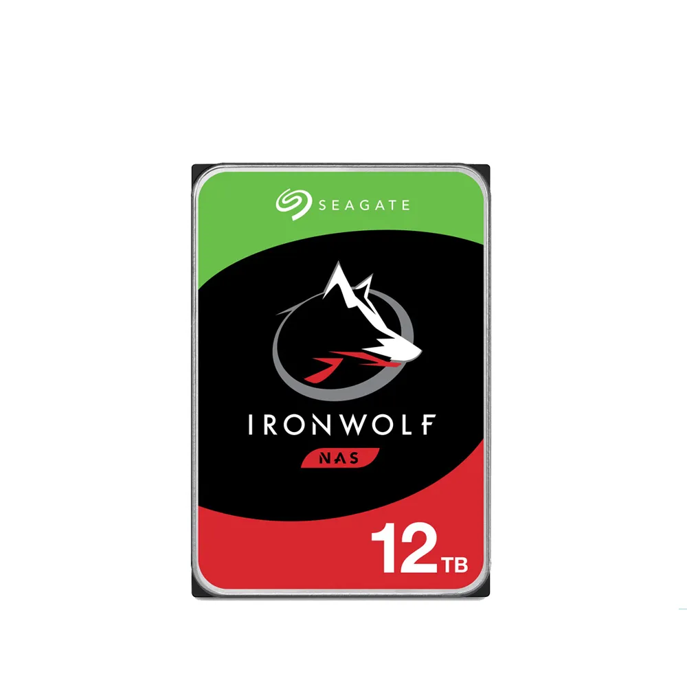 【SEAGATE 希捷】IronWolf 12TB 3.5吋 7200轉 256MB NAS 內接硬碟(ST12000VN0008)