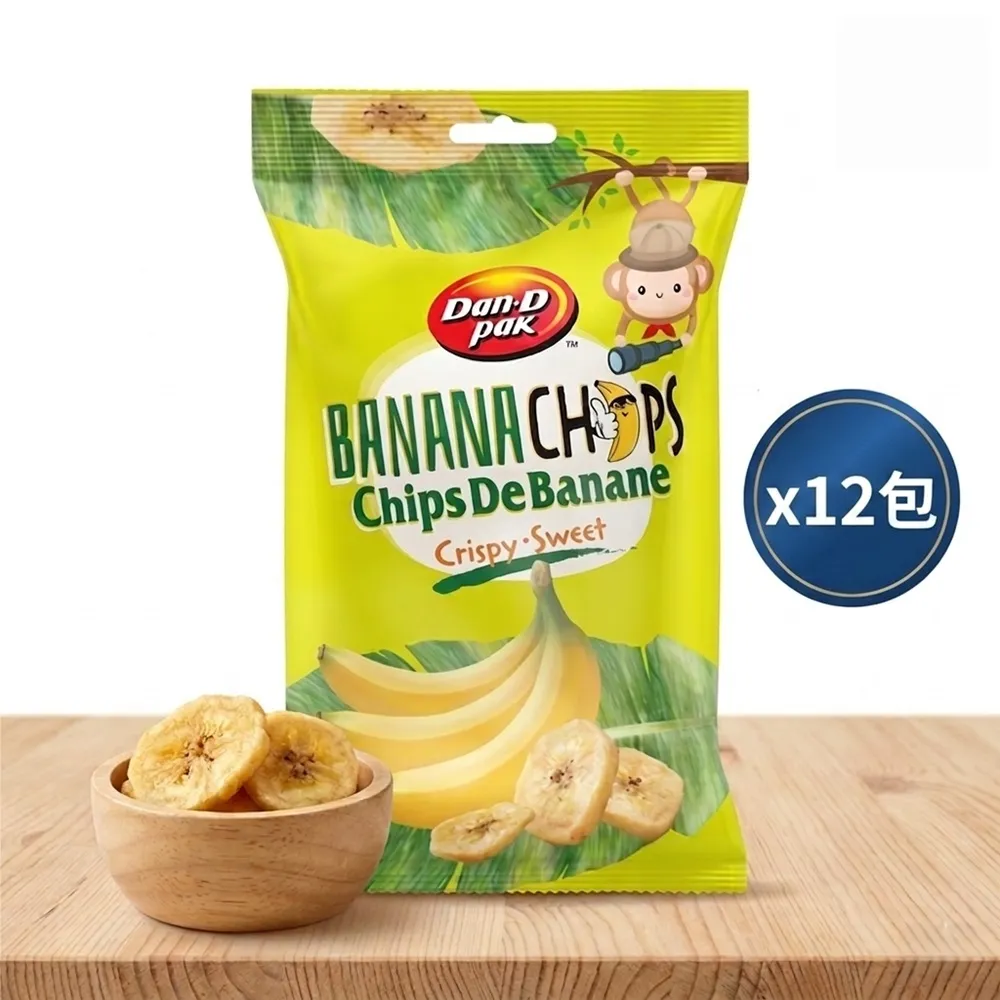 【Dan-D Pak】香蕉脆片150g*12包