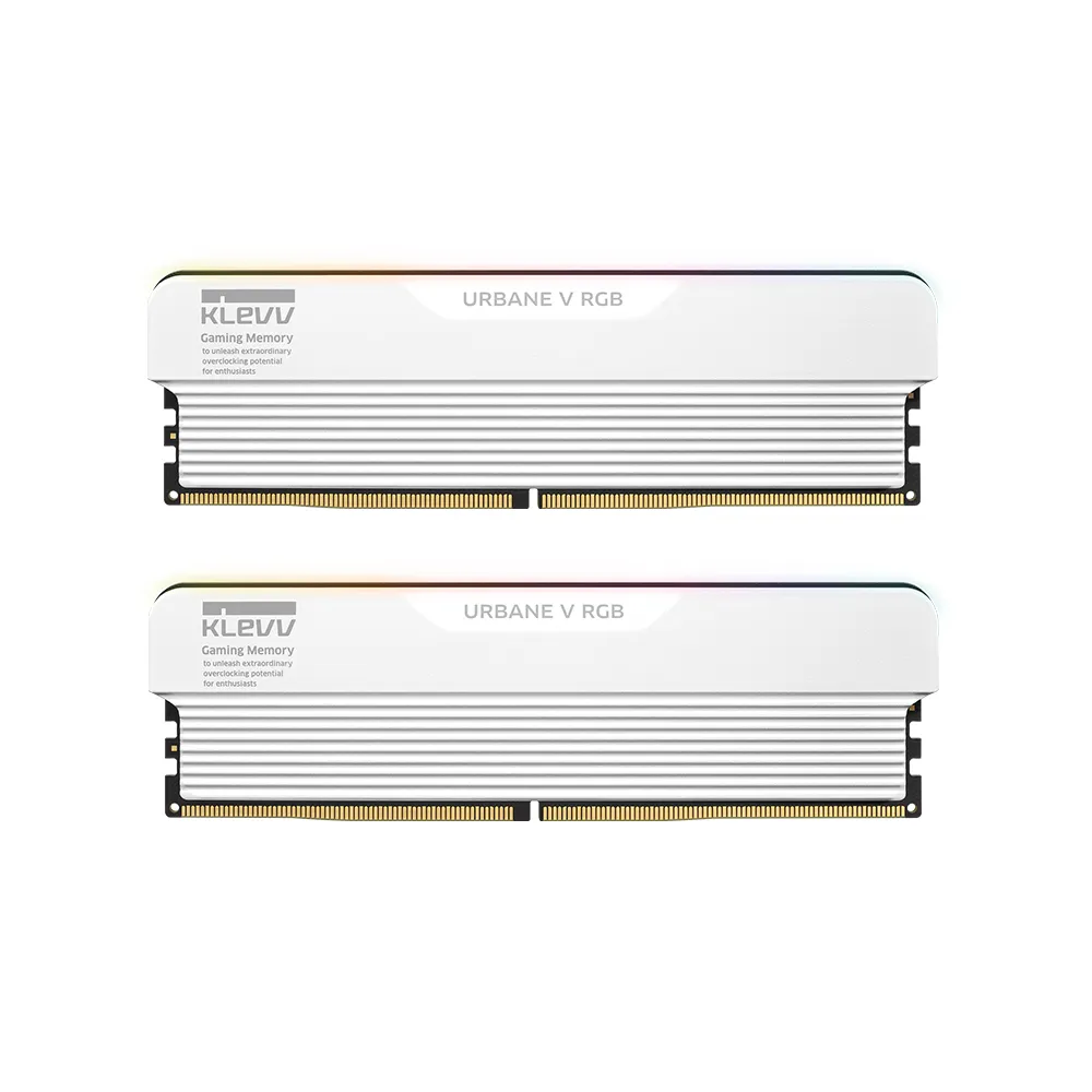 【KLEVV 科賦】URBANE V RGB DDR5 6400 24GBx2 電競超頻桌上型記憶體 (KD5KGUD80-64A320M)