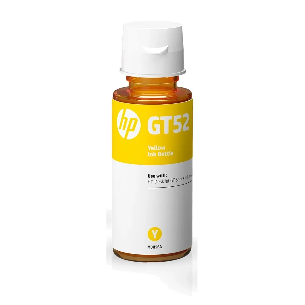 【HP 惠普】官方直營 GT52 黃色墨水瓶(M0H56AA)(Smart Tank215/520/615/580/725/755/795)