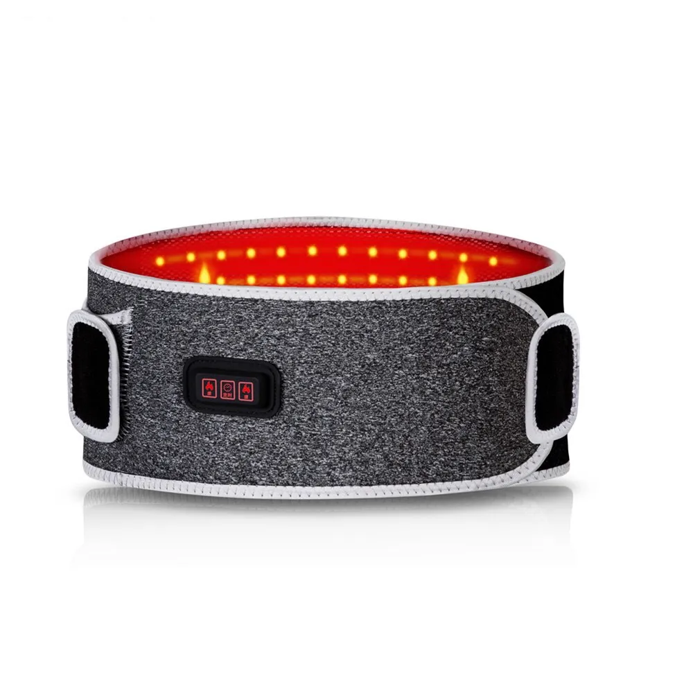 【Smart bearing 智慧魔力】尊爵款遠紅外充電式 熱敷震動按摩 無線彈力鬆緊護腰帶(4鍵功能/定時/按摩/熱敷)