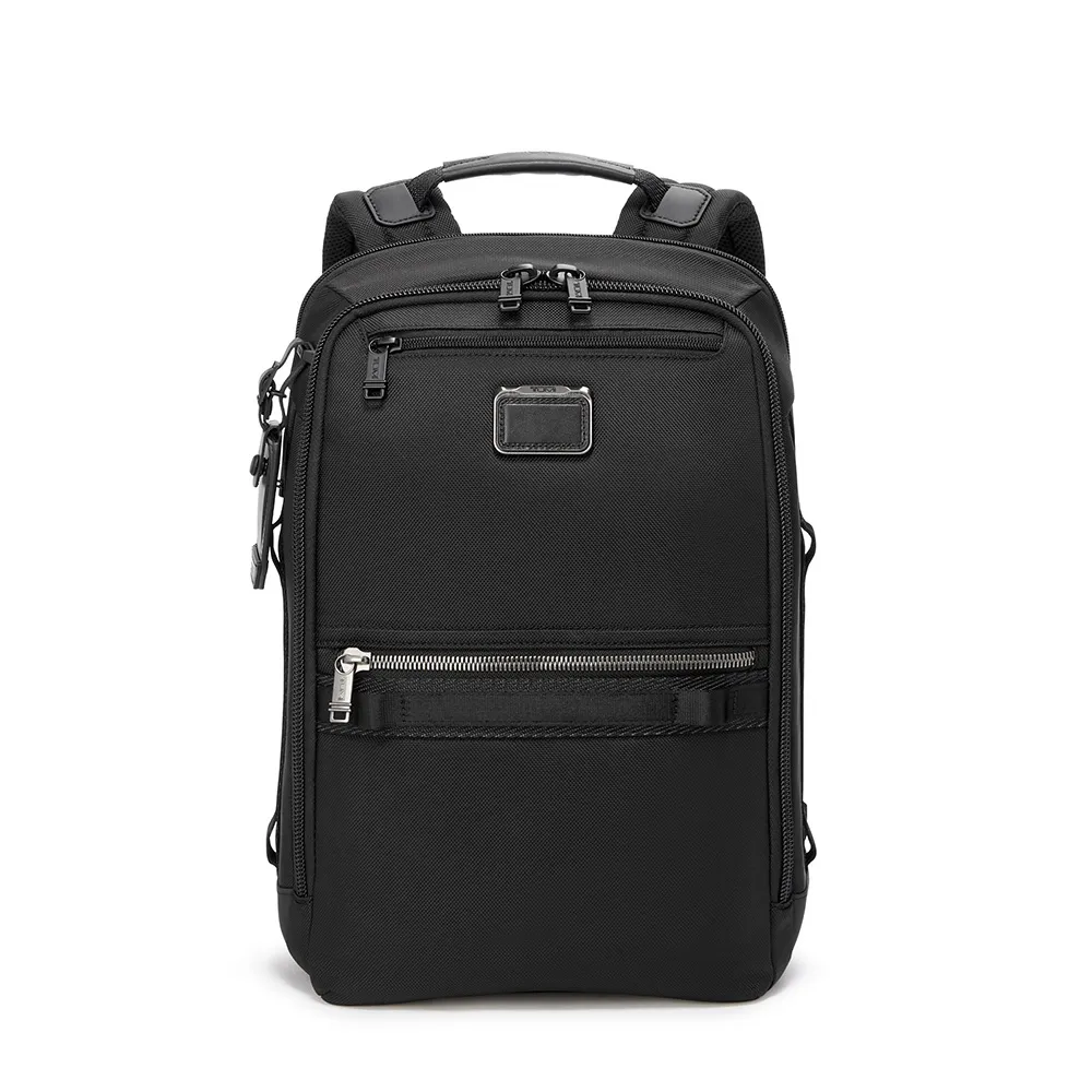 【TUMI】Alpha Bravo Dynamic 彈道尼龍商務休閒背包 - 黑色(TUMI 官方旗艦店)