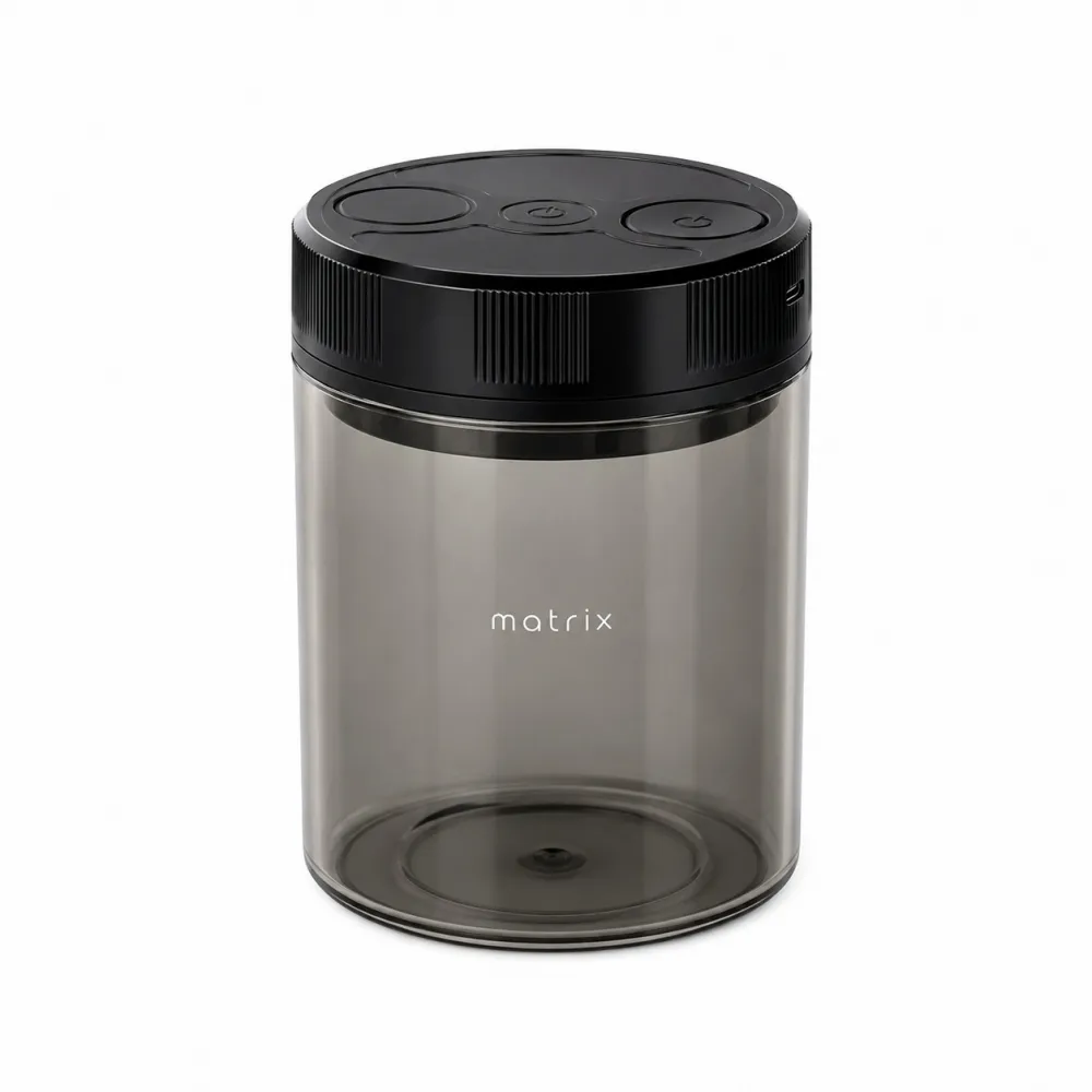【Matrix】V7 BlackAir 電動真空密封罐 700ml - 全黑色