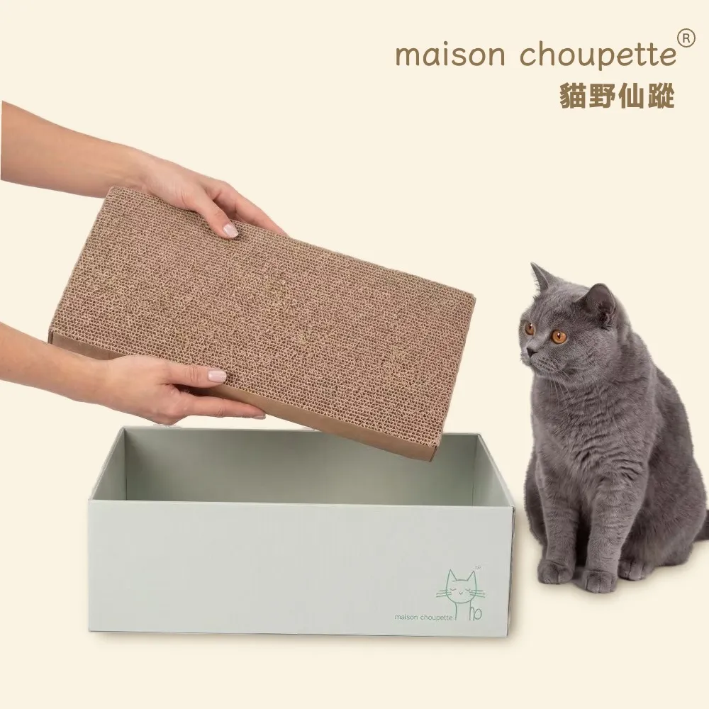 【maison choupette】貓野仙蹤 抓板替換芯2入_長款貓盒適用