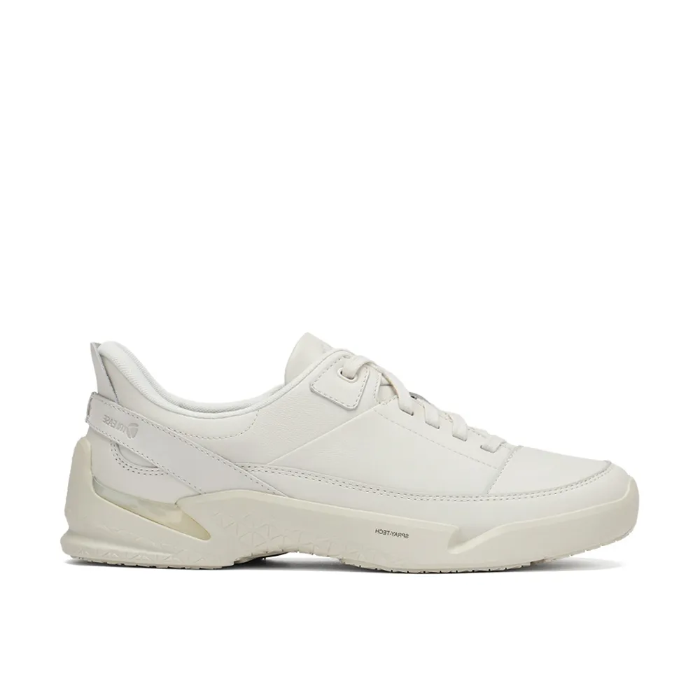【Clarks】男鞋 輕鬆走-Tri Ease Lace男款真皮舒適緩震輕量休閒鞋 運動鞋 健走鞋(白色)(CLM87340C)