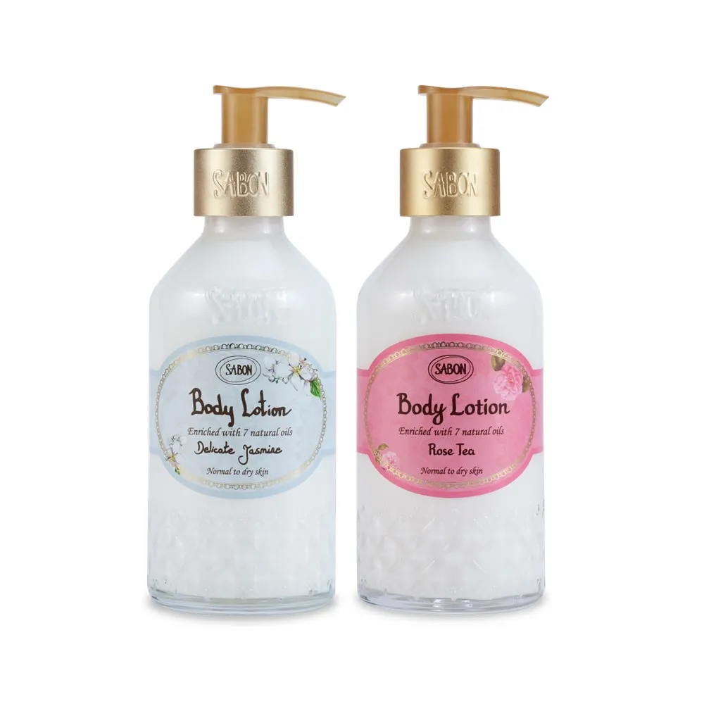 【SABON】官方直營 圓瓶身體乳液自由配(身體乳液200ml+身體乳液200ml)