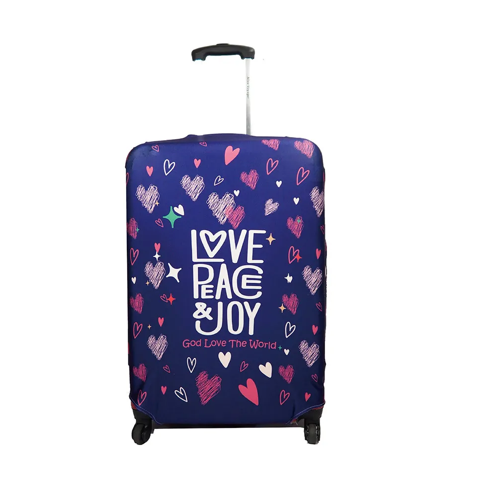 【LittleChili】限量！買一送一！行李箱套JB3(Love the world -S)