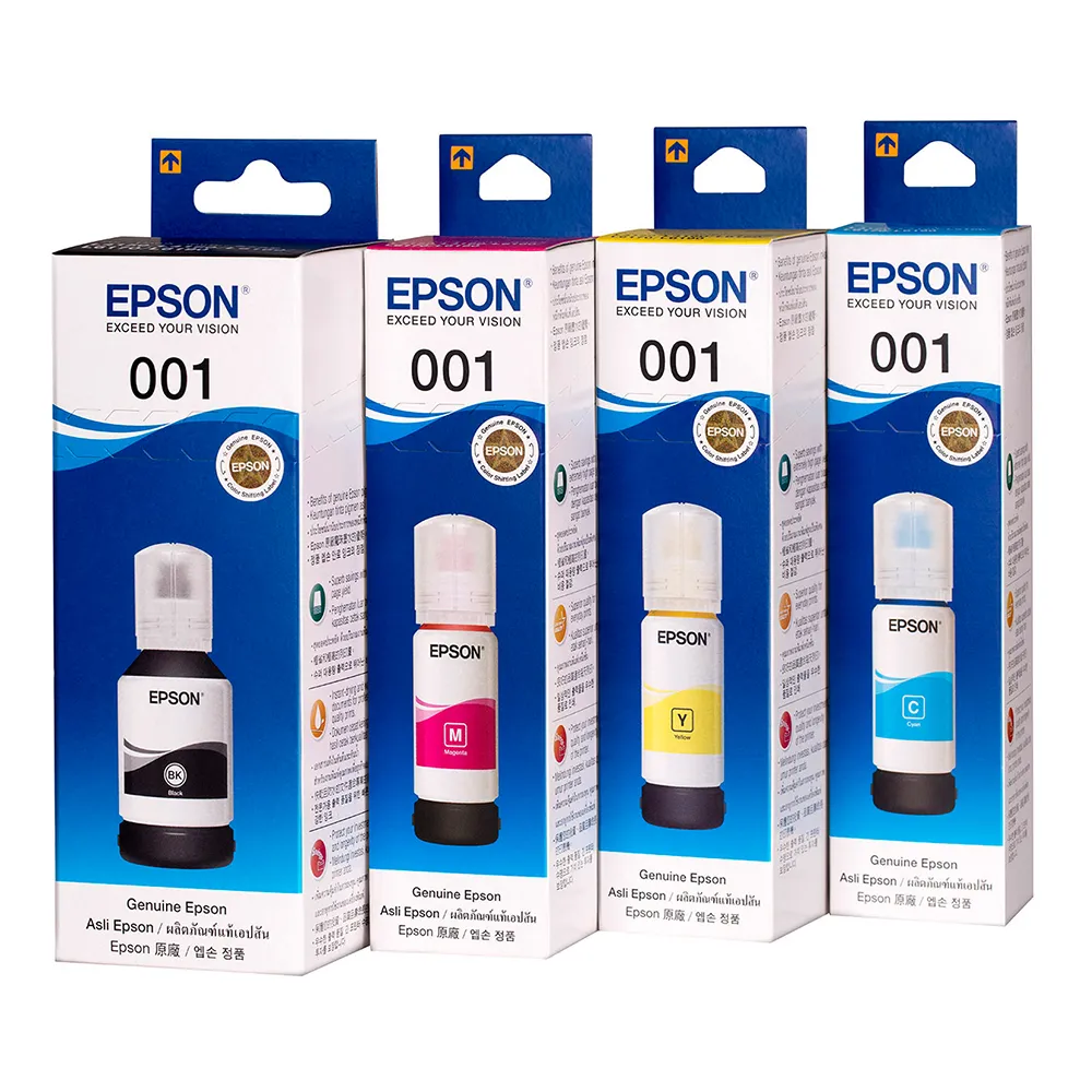 【EPSON】官方直營 3組四色組★T03Y墨水瓶(L4260/L4360/L6270/L6290/L6370/L6390/L14150)