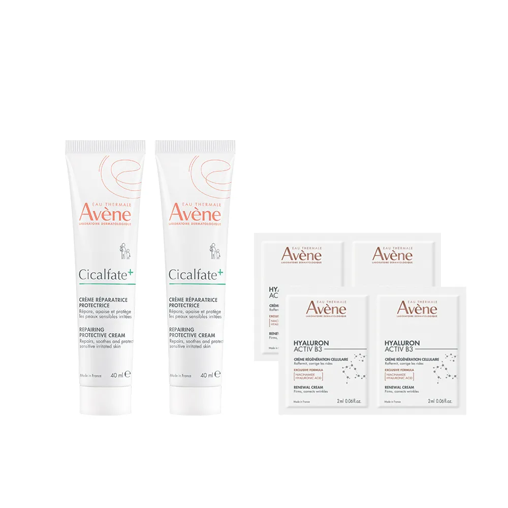 【Avene 雅漾】官方直營 Cica修復霜40ml 2入組(萬用霜)