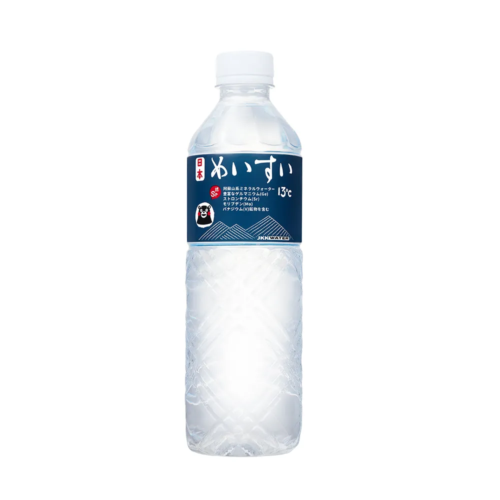 【JKKWATER】(定期配)日本名水13°C 進口礦泉水 600mlx24入/箱 (日文款 官方直營) 阿蘇火山礦泉水