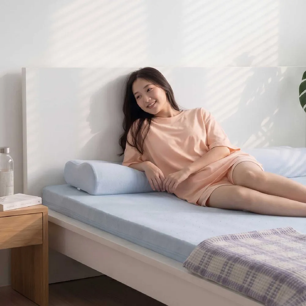 【森好眠】雙人5cm吸濕排汗乳膠床墊5x6.2尺(醫學中心指定品牌 經典折疊薄墊 連續18年ECO檢驗)