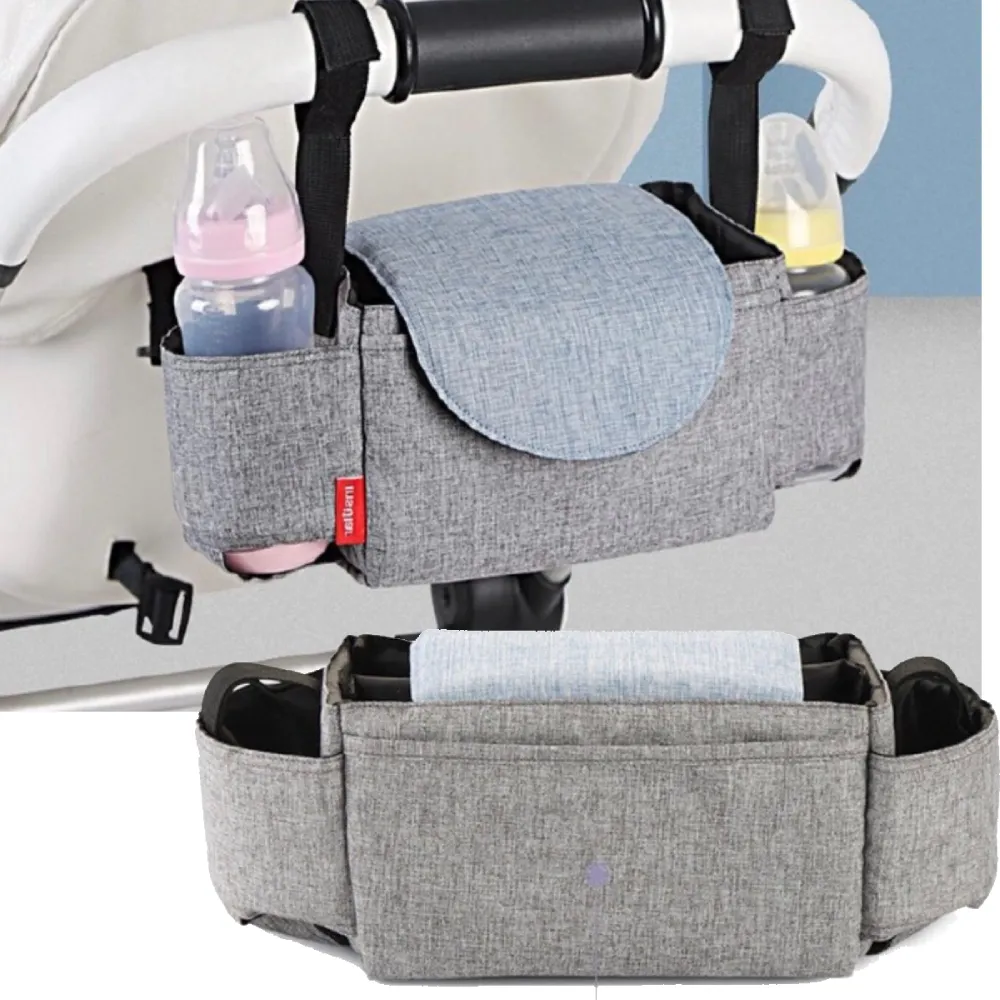 多功能推車掛袋(嬰兒車收納袋隨身包奶瓶水杯掛袋 stroller)