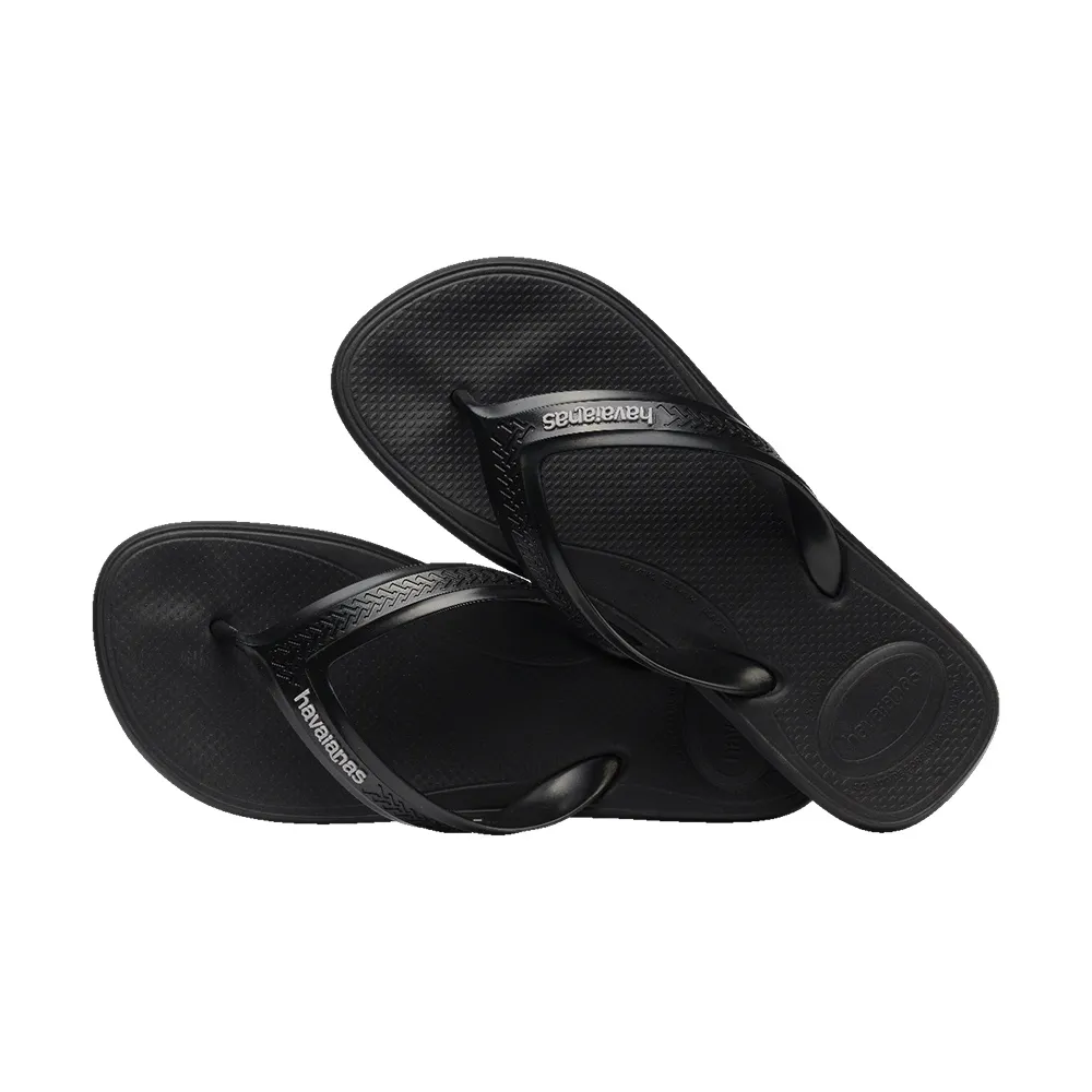 【havaianas 哈瓦仕】拖鞋 男鞋 夾腳拖 寬帶 人體工學 Top Max Comfort 黑 4148608-0090M (哈瓦士)