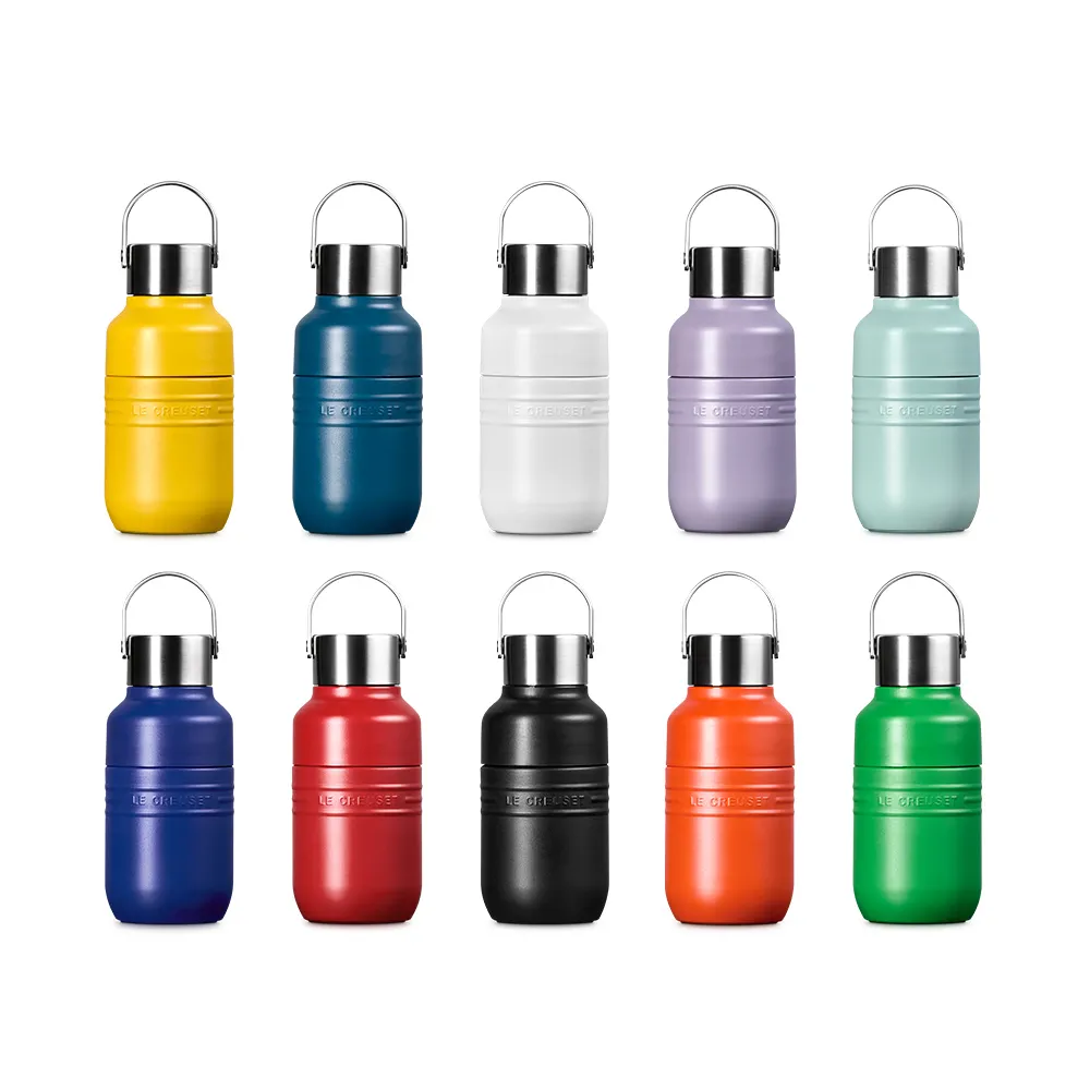 【Le Creuset】On The Go 系列保溫水壺250ml-無盒(10色選1)