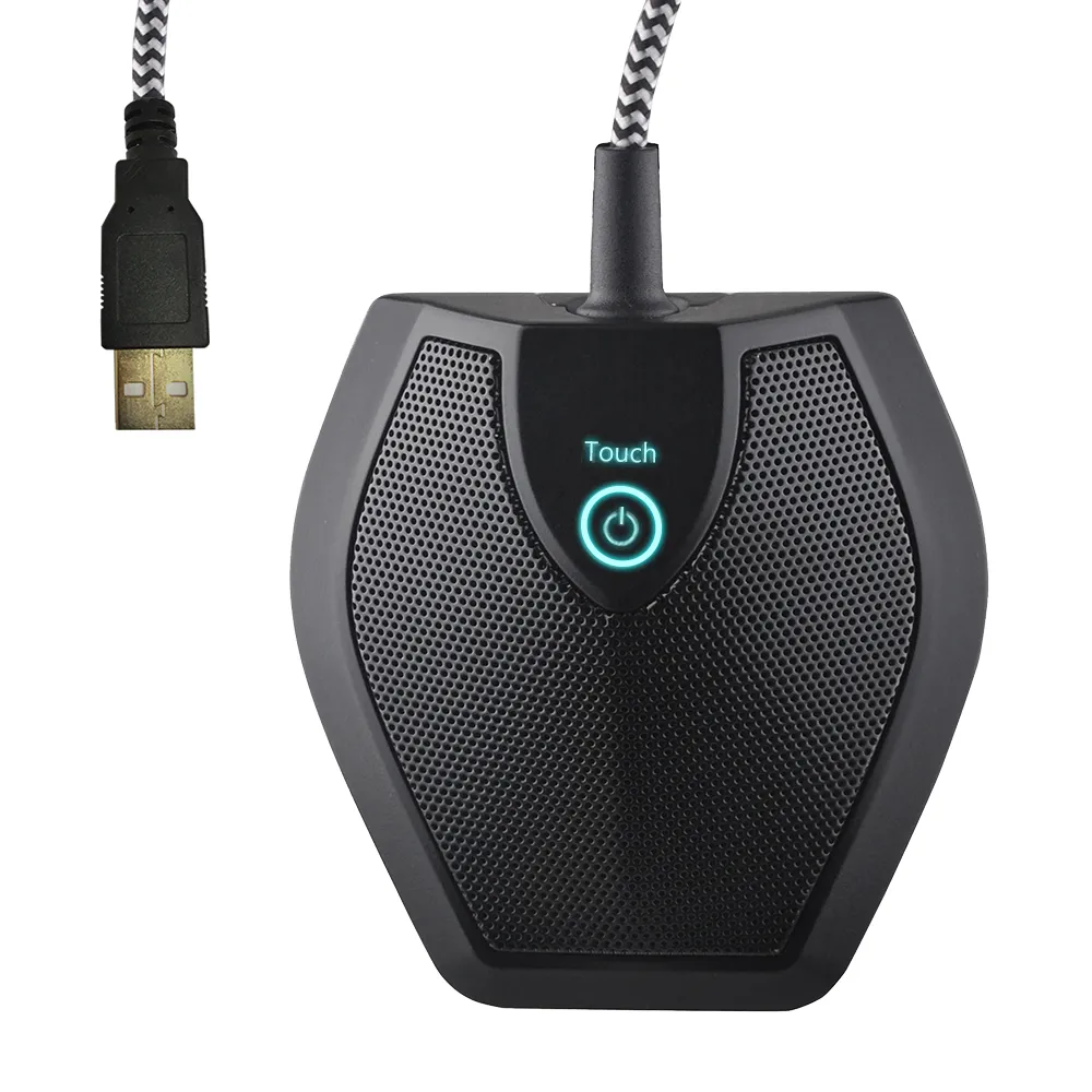 【e-Kit 逸奇】USB全指向電腦桌面觸控感應開關會議型麥克風(MIC-G11)