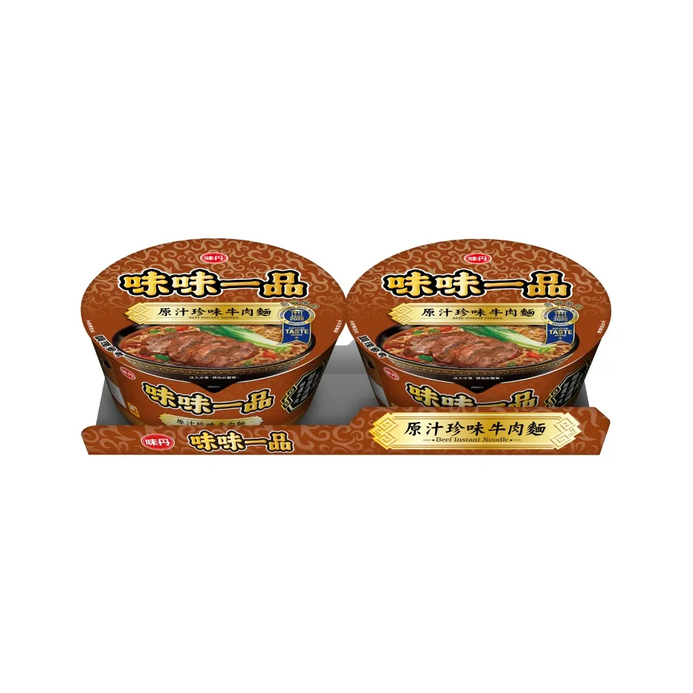 【味丹】原汁珍味牛肉麵 2碗/組 180g/碗(泡麵)
