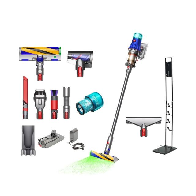 【dyson 戴森】V12 Detect Slim Fluffy SV46 強勁輕量智慧無線吸塵器 光學偵測(升級HEPA過濾)